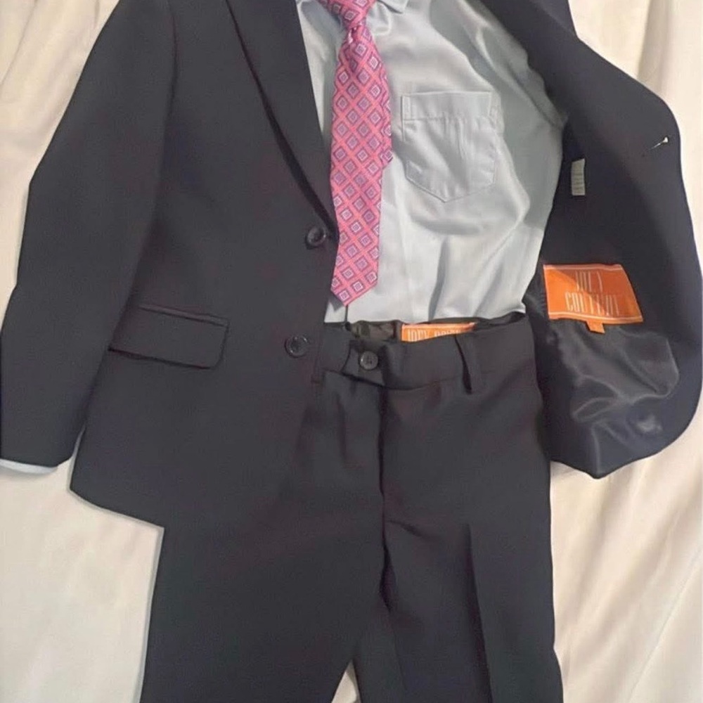 Toddler Boy’s Navy Suit